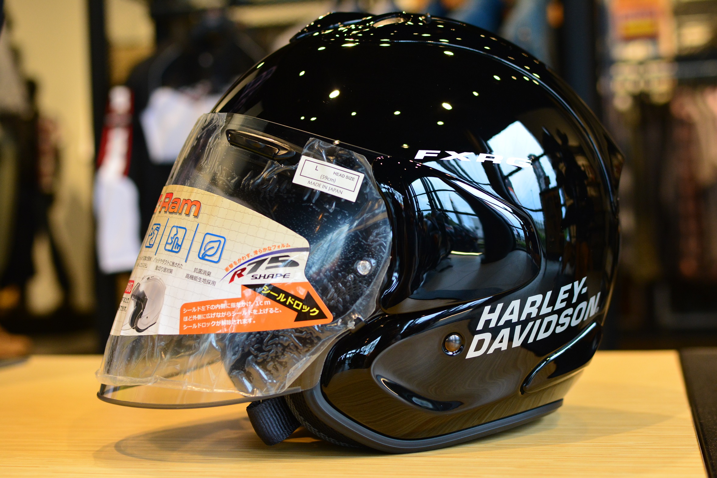純正品】ARAI×HARLEY-DAVIDSON・ハーレーヘルメット・FXRG VZ-Ram 3/4