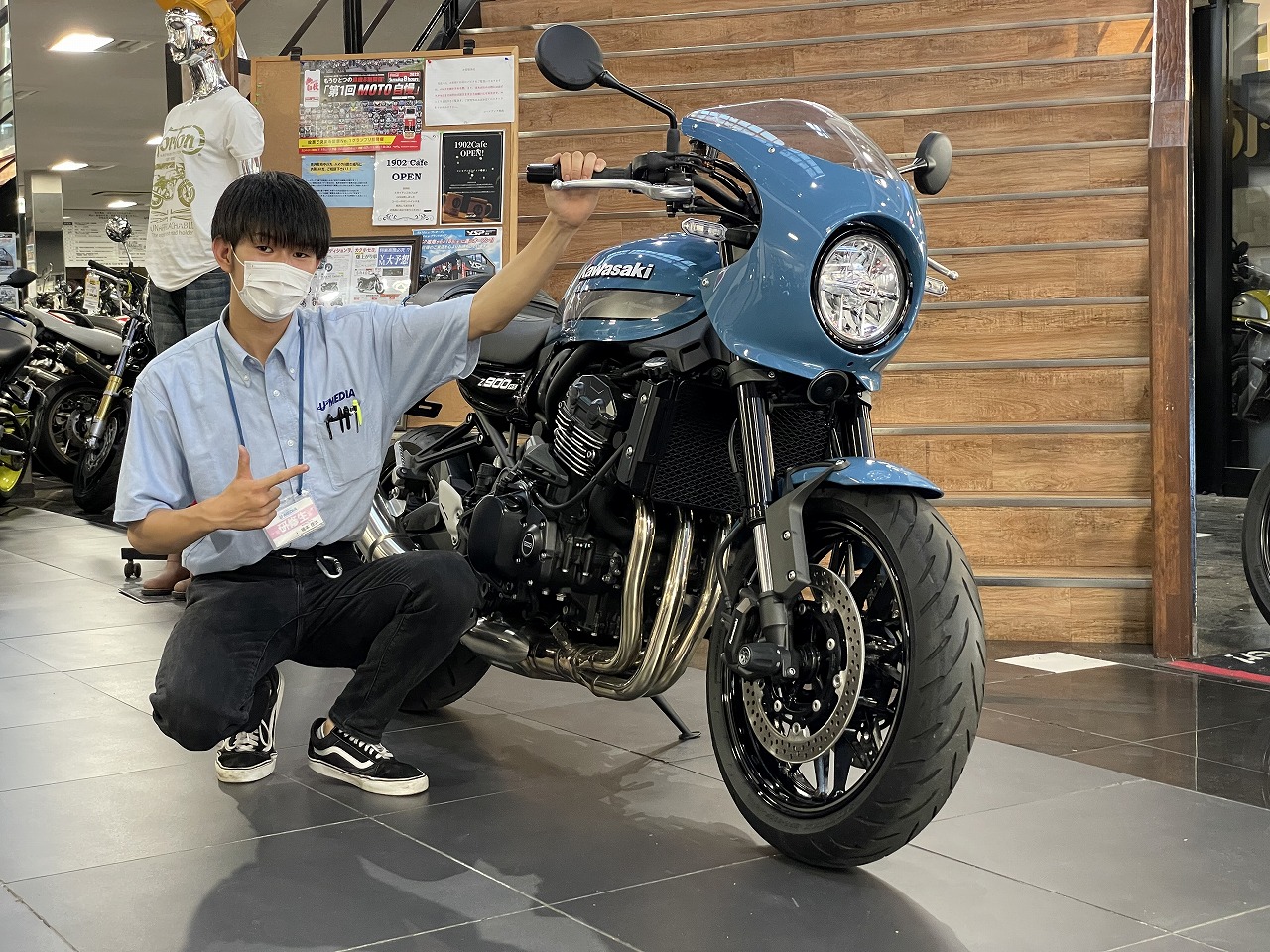安心発送】 Kawasaki Z900RS CAFE アンダーカウル ストームクラウド