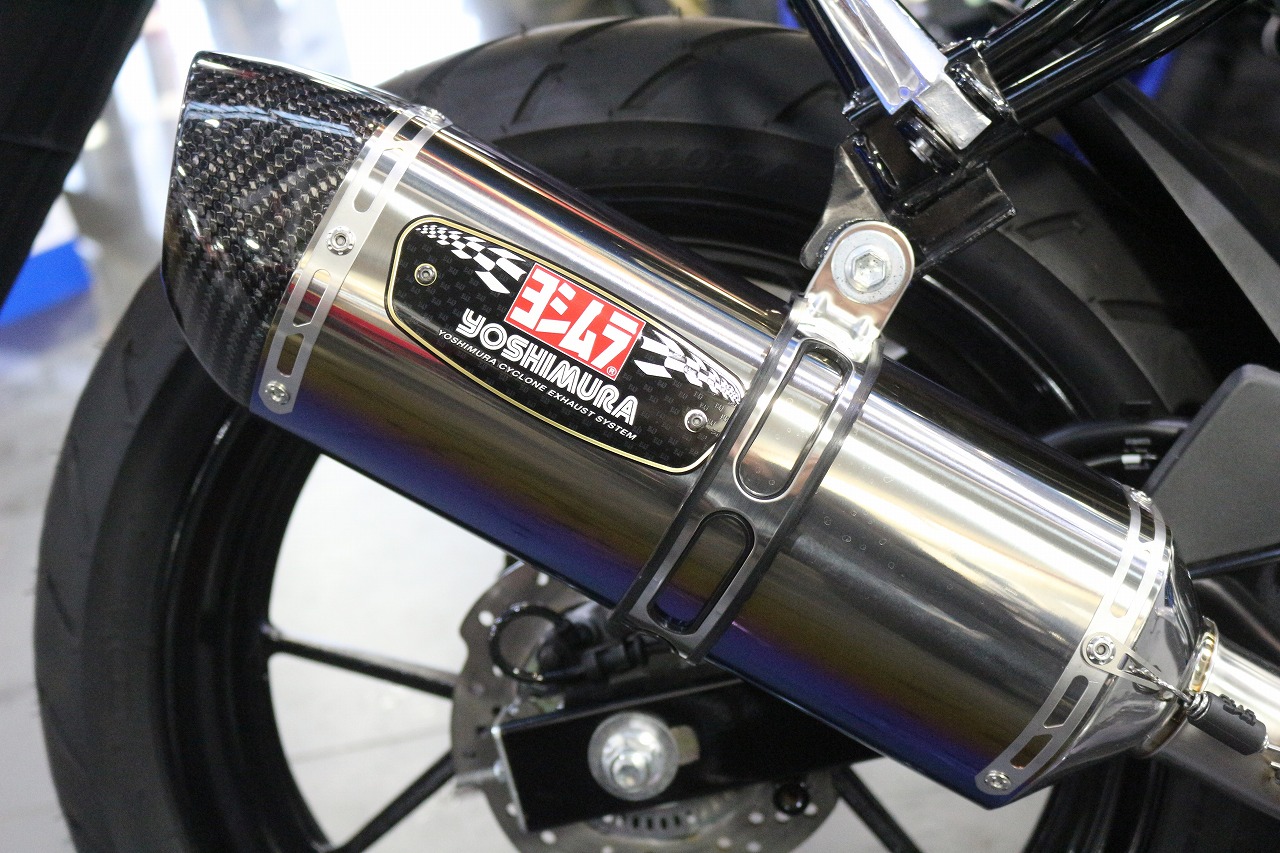 ヨシムラ製サイクロンでGSX-R125のパフォーマンスを向上